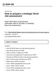 How to prepare a strategic flood risk assessment