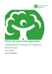 Flood risk and social deprivation