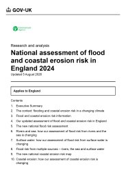 National assessment of flood and coastal erosion risk in England 2024