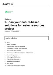 Plan your nature-based solutions for water resources project