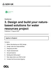 Design and build your nature-based solutions for water resources project