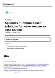 Nature-based solutions for water resources case studies