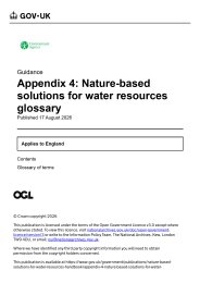 Nature-based solutions for water resources glossary