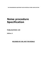 Noise procedure specification. Edition 3