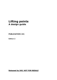 Lifting points - a design guide. Edition 2