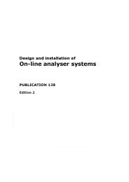 Design and installation of on-line analyser systems