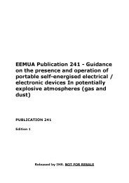 Guidance on the presence and operation of portable self-energised electrical/electronic devices in potentially explosive atmospheres (gas and dust)