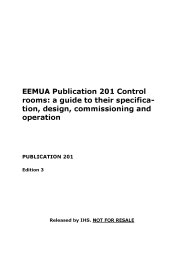 Control rooms: a guide to their specification, design, commissioning and operation. Edition 3