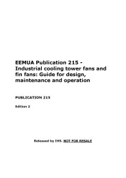 Industrial cooling tower fans and fin fans: guide for design, maintenance and operation