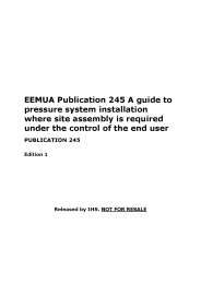 UK Pressure Equipment. A guide to pressure system installation where site assembly is required under the control of the end user