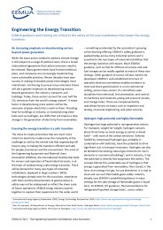 Engineering the energy transition. EEMUA guidance and training are critical to the safety of the new installations that power the energy transition