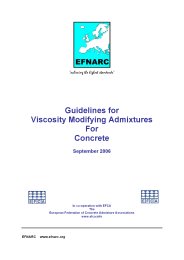 Guidelines for viscosity modifying admixtures for concrete