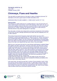 Chimneys, flues and hearths
