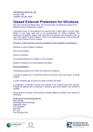 Glazed external protection for windows