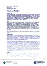 Masonry walls
