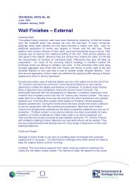 Wall finishes - external