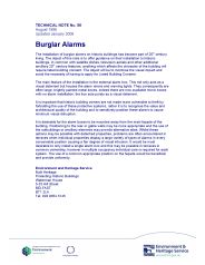 Burglar alarms