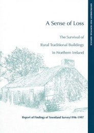 Sense of loss - the survival of rural traditional buildings in Northern Ireland