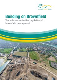 Building on brownfield. Towards more effective regulation of brownfield development