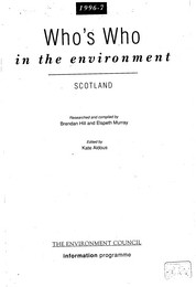 Who's who in the environment: Scotland