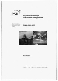Sustainable energy review - final report