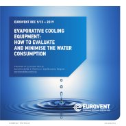 Evaporative cooling equipment - how to evaluate and minimise the water consumption