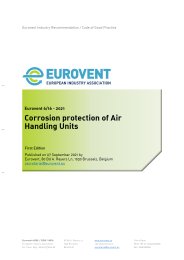 Corrosion protection of air handling units