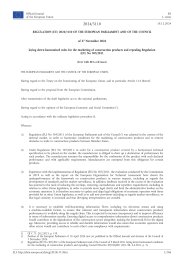 Regulation (EU) No 2024/3110 of the European Parliament and of the council of 27 November laying down harmonised rules for the marketing of construction products and repealing Regulation (EU) No 305/2011