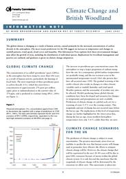 Climate change and British woodland