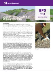 Laboratory analysis of soils and spoils