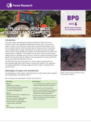 Application of sewage sludges and composts