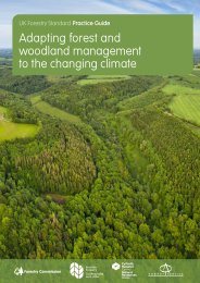 Adapting forest and woodland management to the changing climate