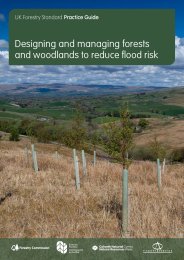 Designing and managing forests and woodlands to reduce flood risk