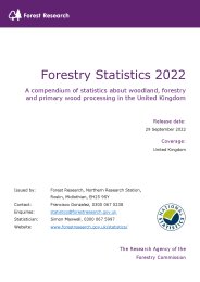 Forestry statistics 2022