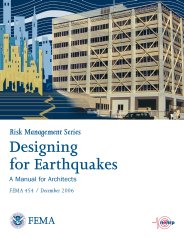 Designing for earthquakes. A manual for architects