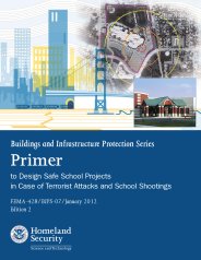 Primer to design safe school projects in case of terrorist attacks and school shootings. 2nd edition
