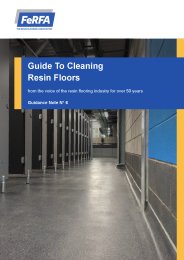 Guide to cleaning resin floors