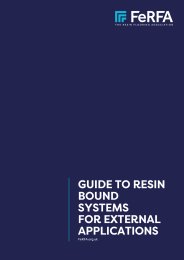 Guide to resin bound systems for external applications