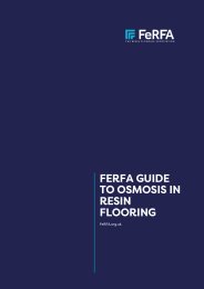 FeRFA guide to osmosis in resin flooring