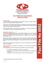 Pressure Equipment Regulations 1999 - The Construction Information Service