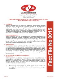 Ionisation chamber smoke detectors and the Radioactive material (road transport) regulations 2002