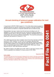 Annual checking of pressure gauge calibration for inert gas containers