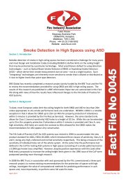 Smoke detection in high spaces using ASD