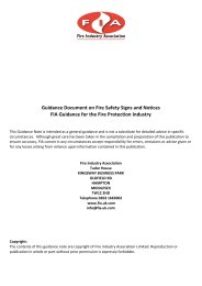 Guidance document on fire safety signs and notices