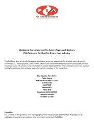 Guidance document on fire safety signs and notices