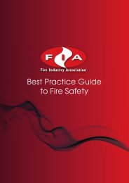 Best practice guide to fire safety. Version 3
