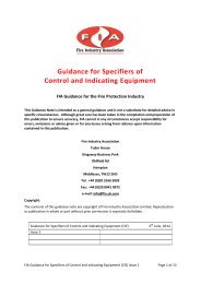 Guidance for specifiers of control and indicating equipment