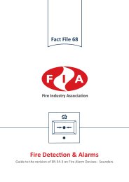 Fire detection and alarms - guide to the revision of EN 54-3 on fire alarm devices - sounders