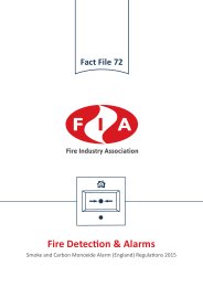 Fire detection and alarms - Smoke and carbon monoxide alarm (England) regulations 2015