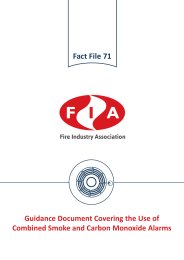 Guidance document covering the use of combined smoke and carbon monoxide alarms. Version 2